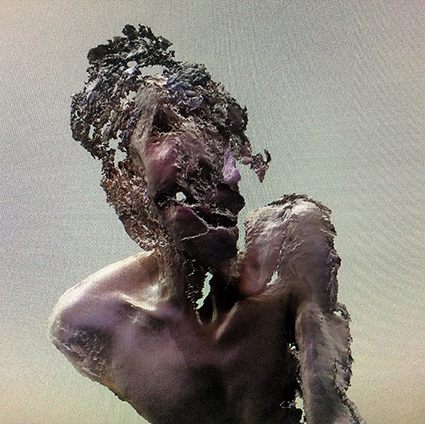 Interrupted 3D scan by artist Paul Coombs